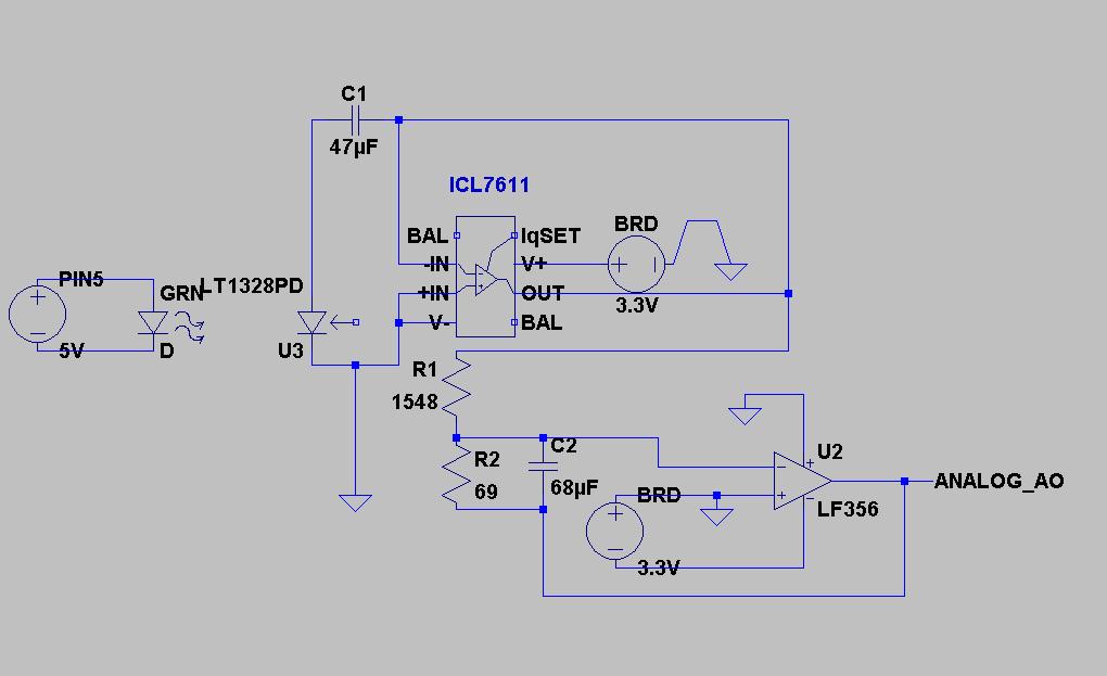 Arduino sampling code and circuit schematic circuit