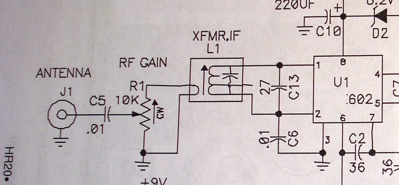 Direct Conversion Receiver SA602 – Circuit Schematic