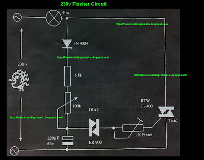 led 230 v flasher circuit diagram – Circuit Schematic