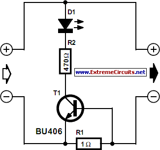 battery charging indicator for – Circuit Schematic