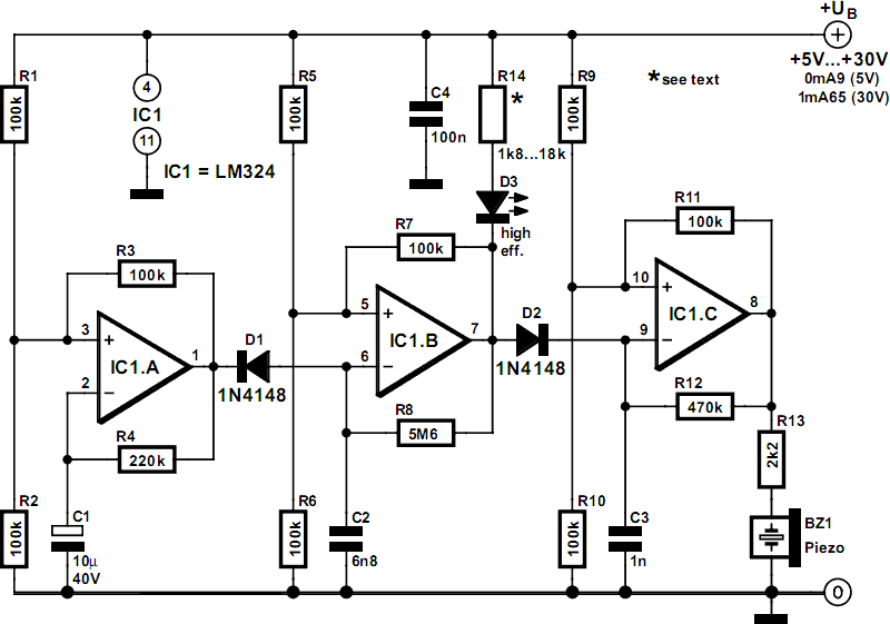 schematics electronic telephone ringer – Circuit Schematic