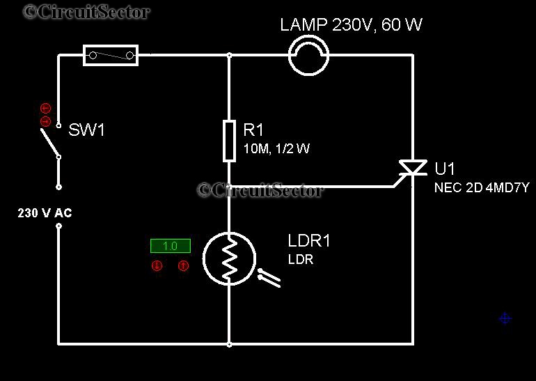 Automatic Night Lamp PCB