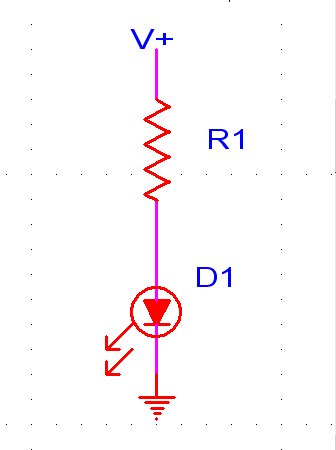 Basic Led circuit driver – Circuit Schematic
