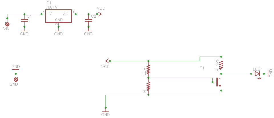 light sensor – Circuit Schematic