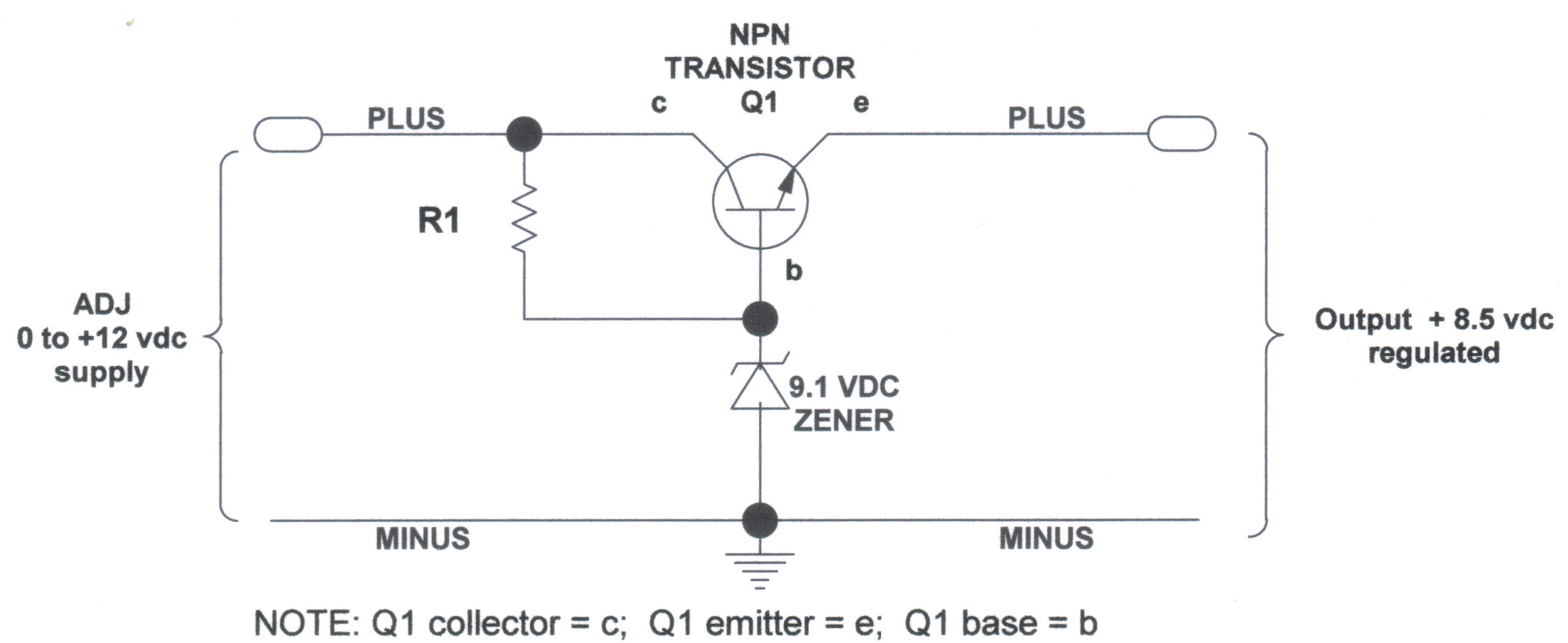 Voltage Regulator Circuit Diagram
