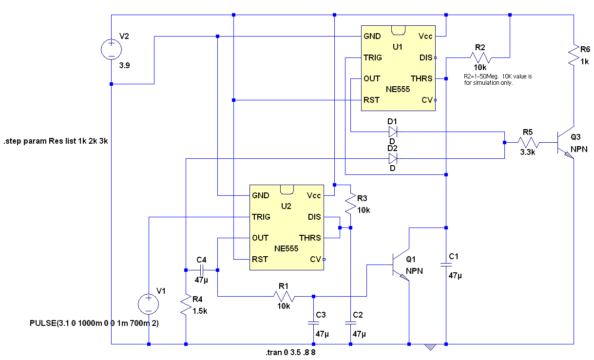 DVR IR Motion Trigger – Circuit Schematic