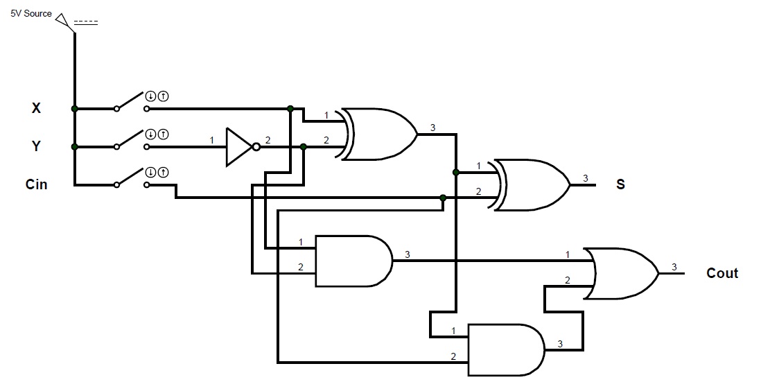Digital Clock Using Microcontroller 89C5289S52 circuit