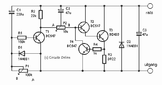 Delay Switch – Circuit Schematic