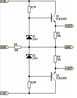 Simple Pre-Regulator – Circuit Schematic
