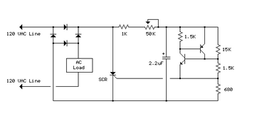 120V AC Lamp Dimmer – Circuit Schematic