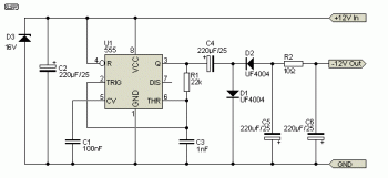 voltage double circuit with timer ic – Circuit Schematic