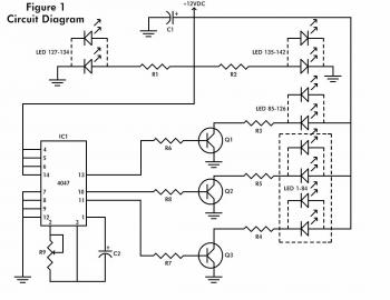 Flashing Heart – Circuit Schematic