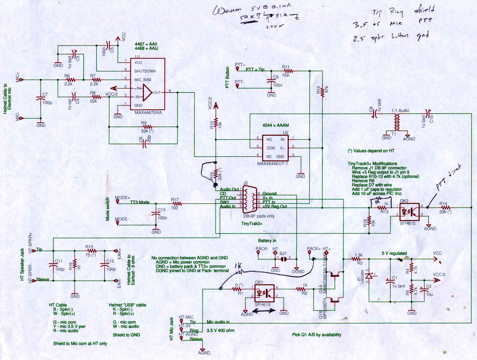 gps voice interface for wouxun kg uv3d circuit – Circuit Schematic