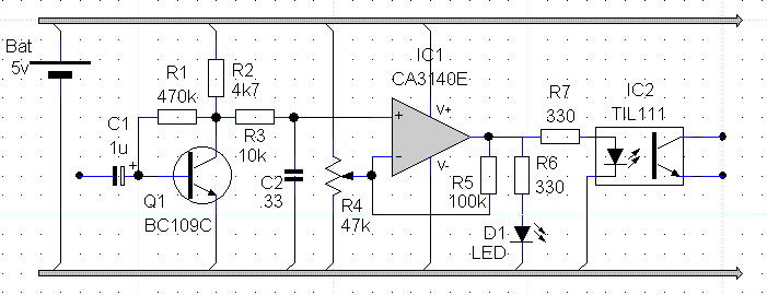 circuit trigger camera phone pda mp3 – Circuit Schematic