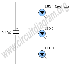 simplest led flasher – Circuit Schematic