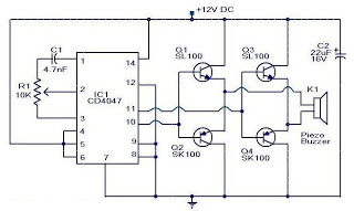 circuit ultrasonic mosquito circuit