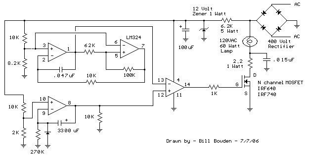 20 minute lamp fader – Circuit Schematic