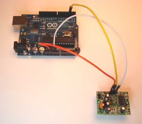 Arduino Motion Sensor – Circuit Schematic