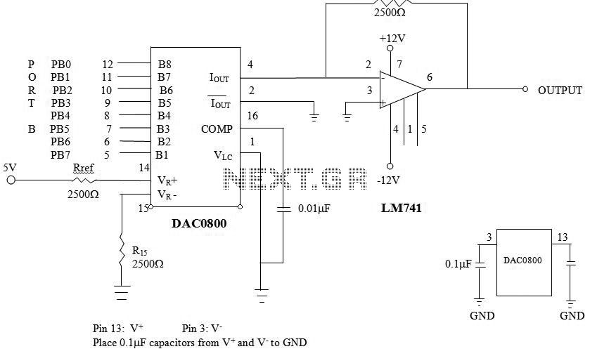 schematic dac0800 introduction – Circuit Schematic