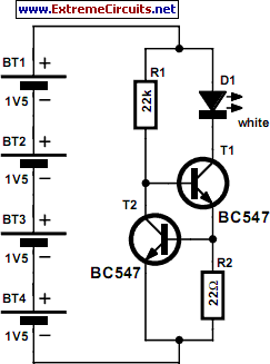 LED Light Pen – Circuit Schematic
