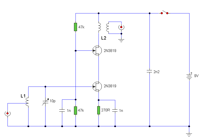 Band 2 Preamplifier – Circuit Schematic