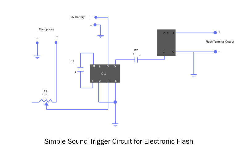 simple Sound Trigger – Circuit Schematic