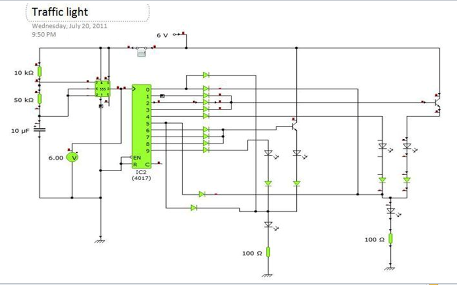 electronics traffic light