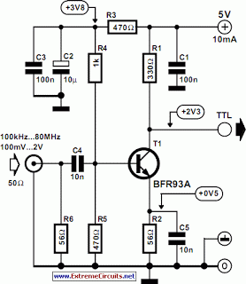 sine wave to ttl converter circuit