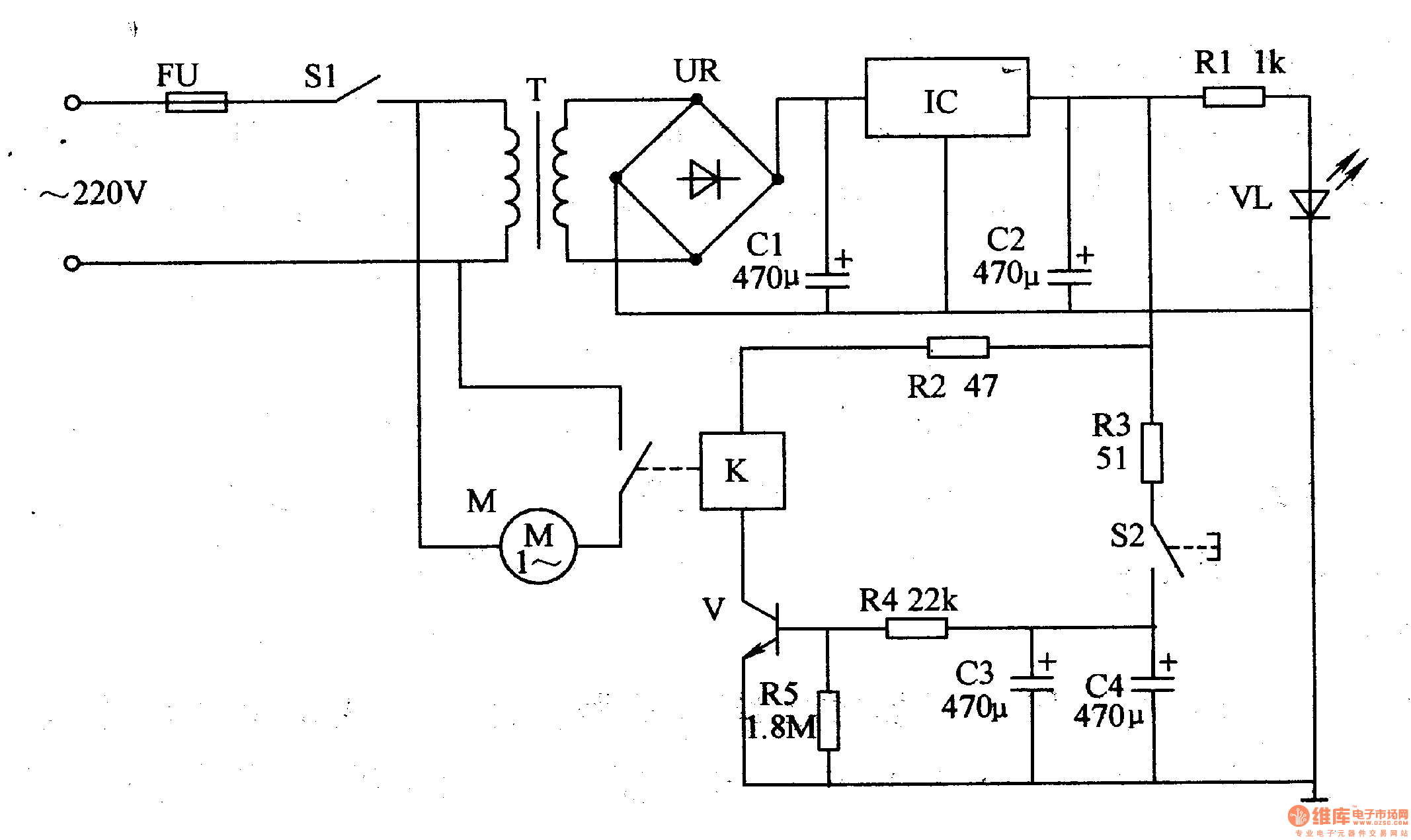 Thermometer meter slinger 1 – Circuit Schematic
