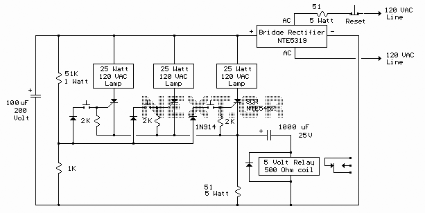 Game Show Indicator Lights (Whos First) – Circuit Schematic