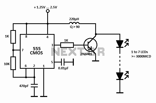 LED Driver with 555 Timer circuit