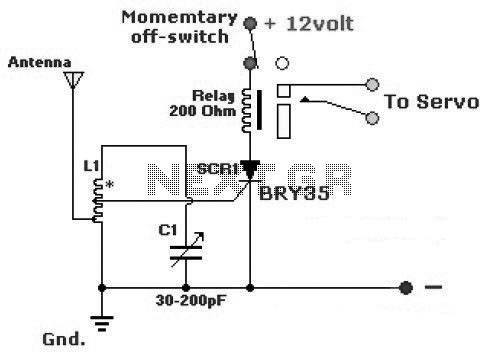 Very Simple Radio Control (R/C) – Circuit Schematic