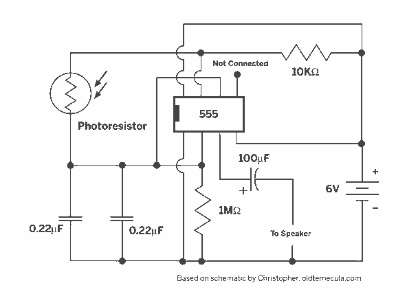 Oscilliscope Theremin with Joule Thief circuit – Circuit Schematic