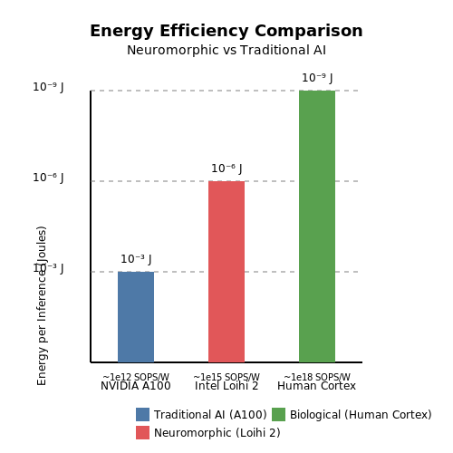 Energy Efficiency and Scalability Challenges – Neuromorphic AI and Spiking Neural Networks – Tutorial Diagram Energy Efficiency and Scalability Challenges – Neuromorphic AI and Spiking Neural Networks – Tutorial Diagram
