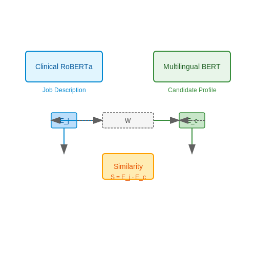 Case Study: Language Matching in the Healthcare Sector – Language Matching for Immigrants and Jobs – Tutorial Diagram
