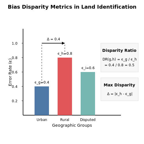 Bias and Fairness in Automated Land Identification – AI for Identifying Land Ownership via Satellite – Tutorial Diagram Bias and Fairness in Automated Land Identification – AI for Identifying Land Ownership via Satellite – Tutorial Diagram