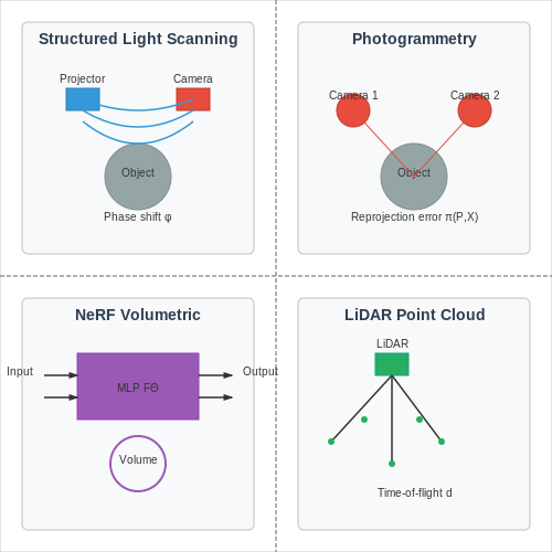 Technologies Enabling Digitization: From Scanning to 3D Modeling – AI for Digitizing and Archiving Heritage – Tutorial Diagram