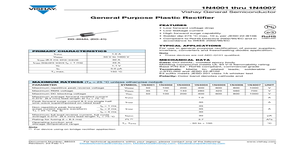 1N4007 – Datasheet Preview