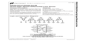 26LS31 – Datasheet Preview