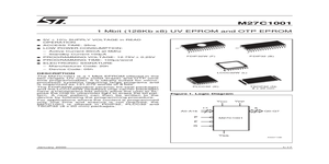 27C1001 – Datasheet Preview