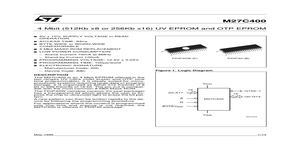 27C400 – Datasheet Preview