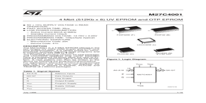 27C4001 – Datasheet Preview