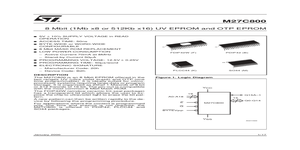 27C800 – Datasheet Preview