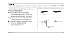 29F016 – Datasheet Preview