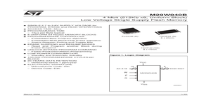 29W040 – Datasheet Preview