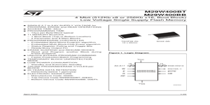 29W400 – Datasheet Preview