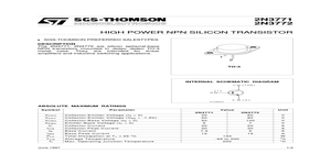 2N3772 – Datasheet Preview