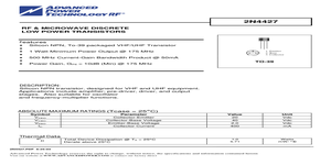 2N4427 – Datasheet Preview