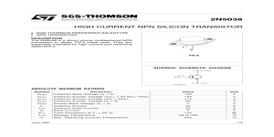 2N5038 – Datasheet Preview