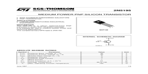 2N5195 – Datasheet Preview
